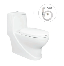 Bàn cầu một khối V38 + Vòi xịt VG826