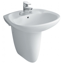 Lavabo Treo Tường Inax L-284V/L-284VC Kèm Chân Ngắn