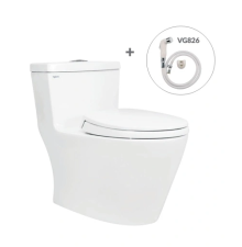 Bàn cầu một khối V62 + Vòi xịt VG826