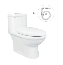 Bàn cầu một khối BL5 + Vòi xịt VG826