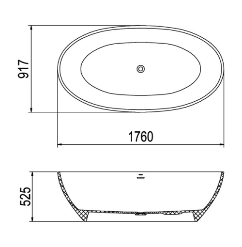 Bồn tắm đá Platinum P.61.356